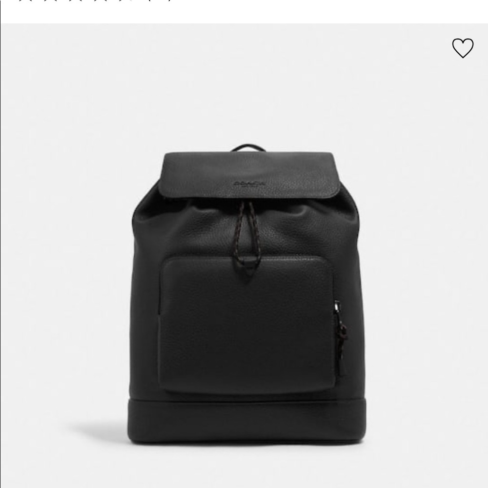 Coach Leather Backpack - New